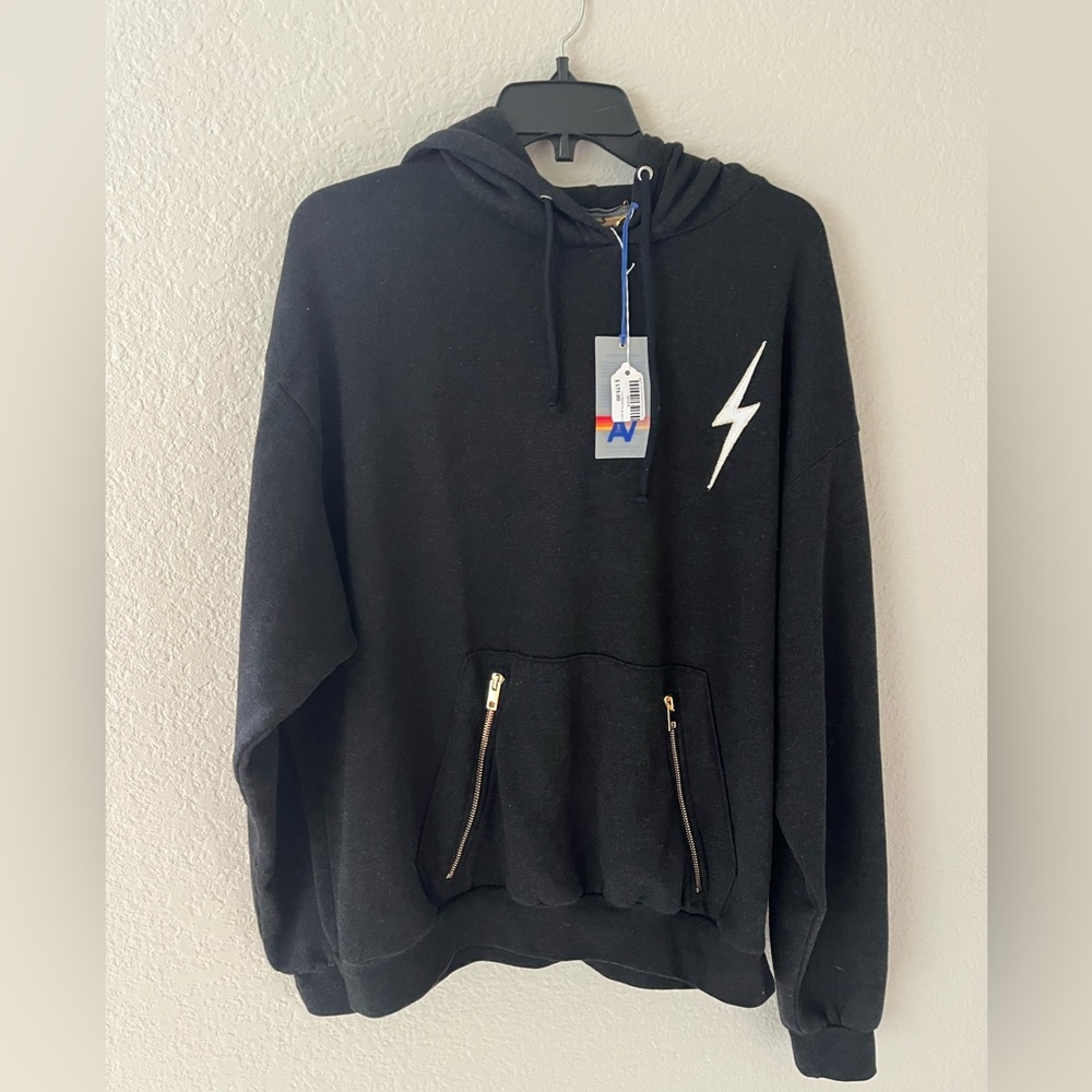 New Aviator Nation Lightning Bolt Hoodie